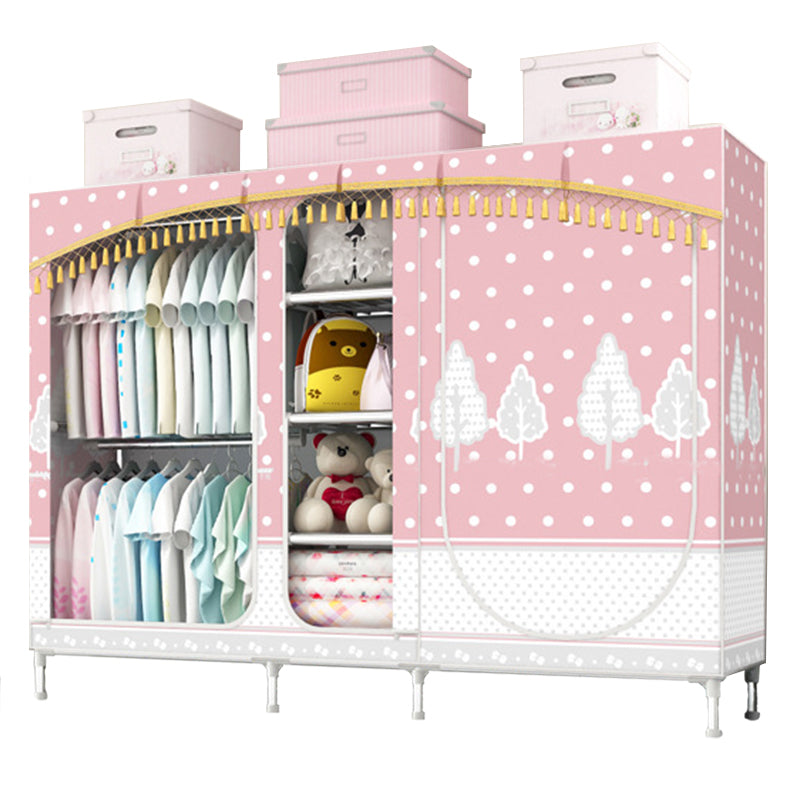 Placard de garde-robe à 3 portes de style contemporain avec jambes