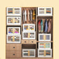 Contemporary Hinged Wardrobe Armoire Plastic Wardrobe Closet
