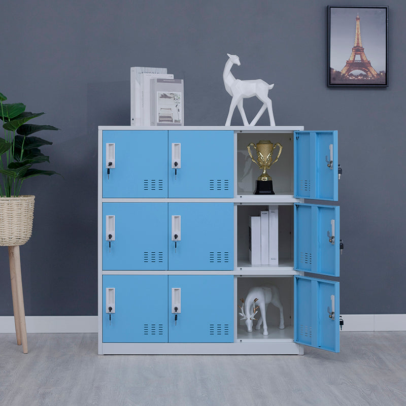 Armoire intérieure en métal pour salle de bain armoire de rangement contemporaine avec portes à charnière