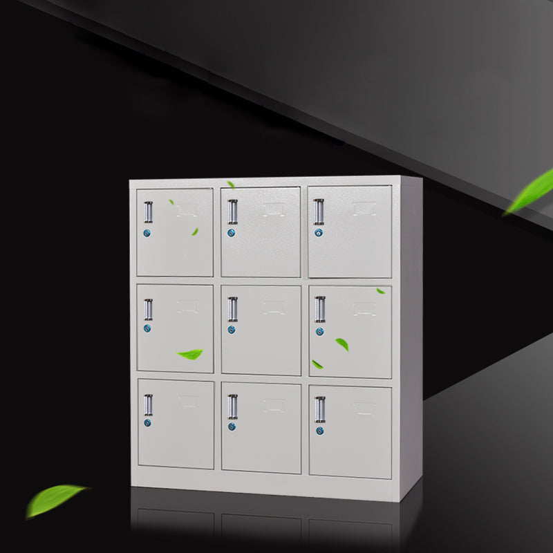 Armoire intérieure en métal pour salle de bain armoire de rangement contemporaine avec portes à charnière