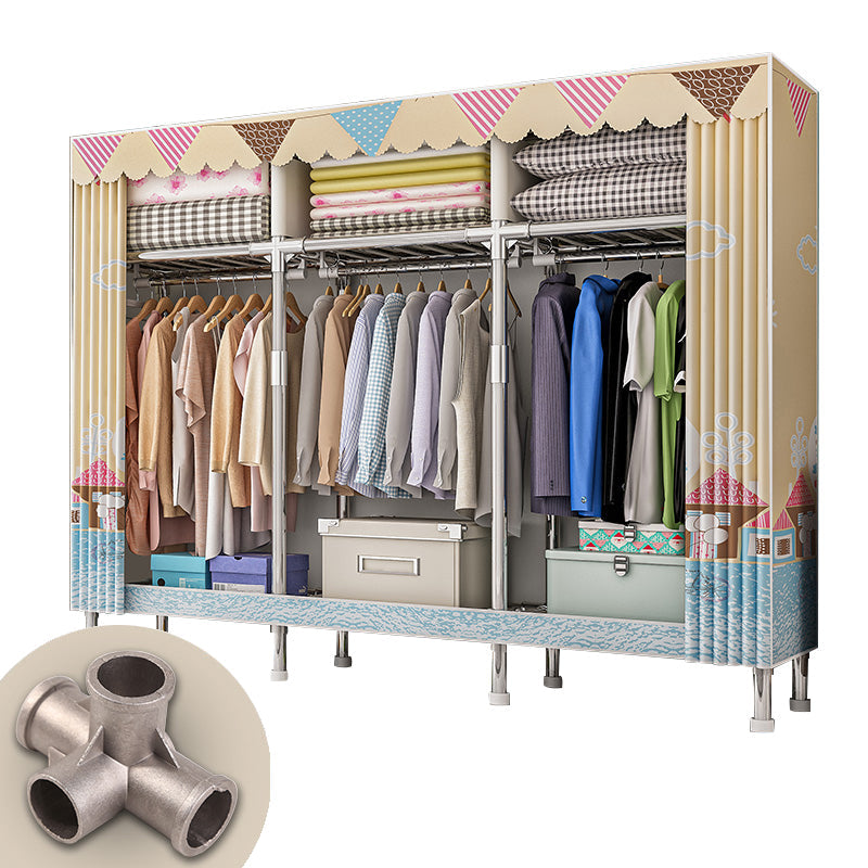 Armadio del guardaroba contemporaneo con armadio in acciaio gambe