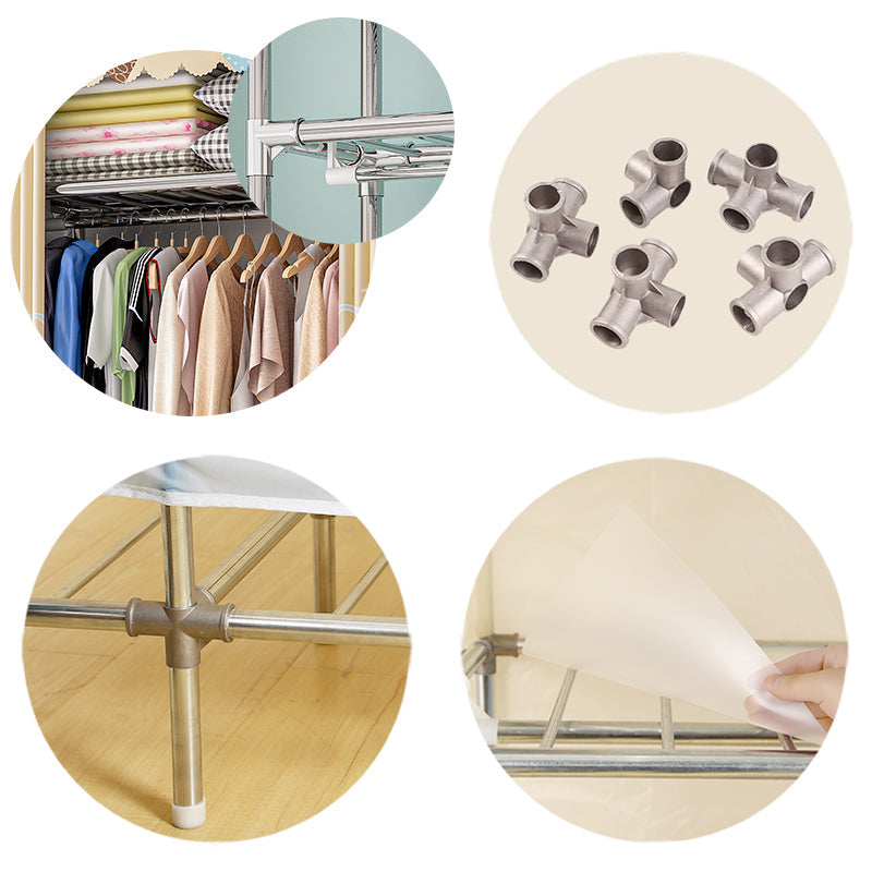 Armadio del guardaroba contemporaneo con armadio in acciaio gambe