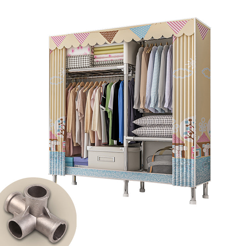 Armadio del guardaroba contemporaneo con armadio in acciaio gambe