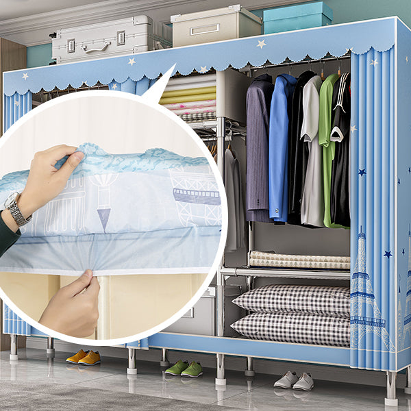 Armadio del guardaroba contemporaneo con armadio in acciaio gambe