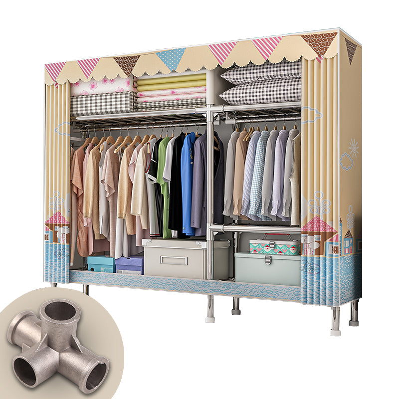 Armadio del guardaroba contemporaneo con armadio in acciaio gambe