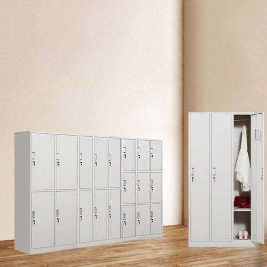 Witte kleurgarderobe eigentijdse stalen huiskastkast met slot