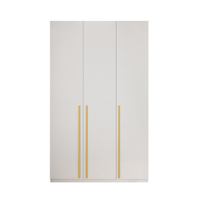 White Colour Wardrobe Wooden 1 Drawer Wardrobe Closet for Bedroom