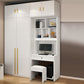 White Colour Wardrobe Wooden 1 Drawer Wardrobe Closet for Bedroom