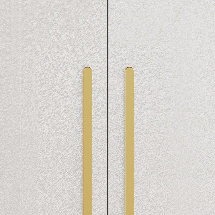 White Colour Wardrobe Wooden 1 Drawer Wardrobe Closet for Bedroom