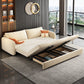 Modern Futon Sofa Bed 30.31" Wide Fabric Storage Futon with Storage
