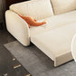 Modern Futon Sofa Bed 30.31" Wide Fabric Storage Futon with Storage