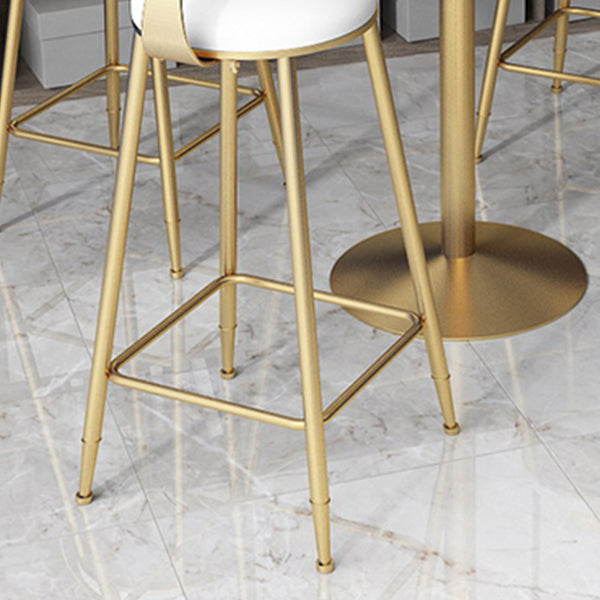 Glam Table and Stool Set 1/2/3/5 Pieces Bar Pub Table Set for Dining Room Clearhalo 'Bar Furniture' 'furn' 'furn_home_bar_bar_sets' 'Furniture' 'Home Bars & Bar Sets' 'home_bar_bar_sets' 'Kitchen & Dining Furniture' 6167413