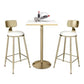 Glam Table and Stool Set 1/2/3/5 Pieces Bar Pub Table Set for Dining Room Clearhalo 'Bar Furniture' 'furn' 'furn_home_bar_bar_sets' 'Furniture' 'Home Bars & Bar Sets' 'home_bar_bar_sets' 'Kitchen & Dining Furniture' 6167418