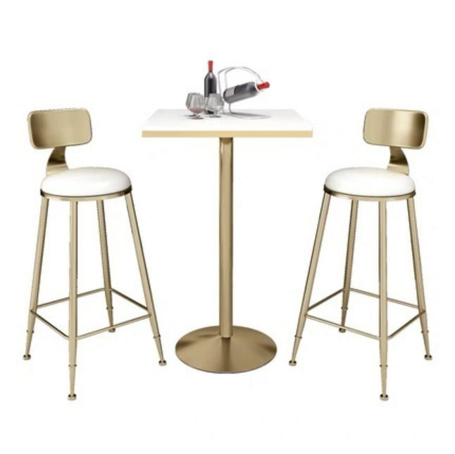 Glam Table and Stool Set 1/2/3/5 Pieces Bar Pub Table Set for Dining Room Clearhalo 'Bar Furniture' 'furn' 'furn_home_bar_bar_sets' 'Furniture' 'Home Bars & Bar Sets' 'home_bar_bar_sets' 'Kitchen & Dining Furniture' 6167418