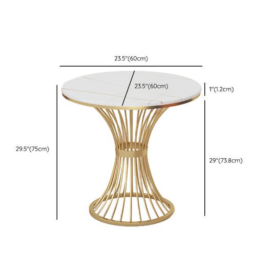 グラムスタイルの焼結ストーンダイニングセットラウンド1/2/3/4/5ピース自宅で使用するためのダイニングテーブルセット