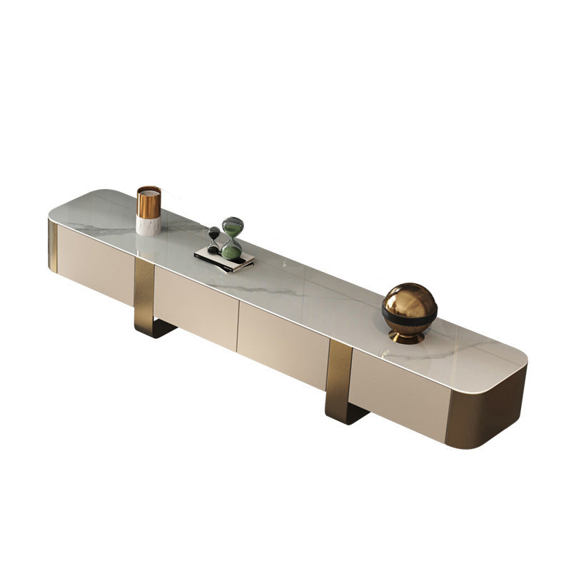 Contemporary Media Console TV Stand Stone TV Stand for Living Room Clearhalo 'furn' 'furn_tv_stands_entertainment_centers' 'Furniture' 'Living Room Furniture' 'TV Stands & Entertainment Centers' 'TV Stands & Media Storage Furniture' 'tv_stands_entertainment_centers' 6167497