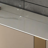 Contemporary Media Console TV Stand Stone TV Stand for Living Room