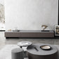 Modern TV Media Stand Stone Enclosed Storage TV Stand Console with Drawers