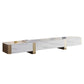 Glam Stone TV Stand Console Enclosed Storage TV Media Stand with Legs for Living Room Clearhalo 'furn' 'furn_tv_stands_entertainment_centers' 'Furniture' 'Living Room Furniture' 'TV Stands & Entertainment Centers' 'TV Stands & Media Storage Furniture' 'tv_stands_entertainment_centers' 6167609