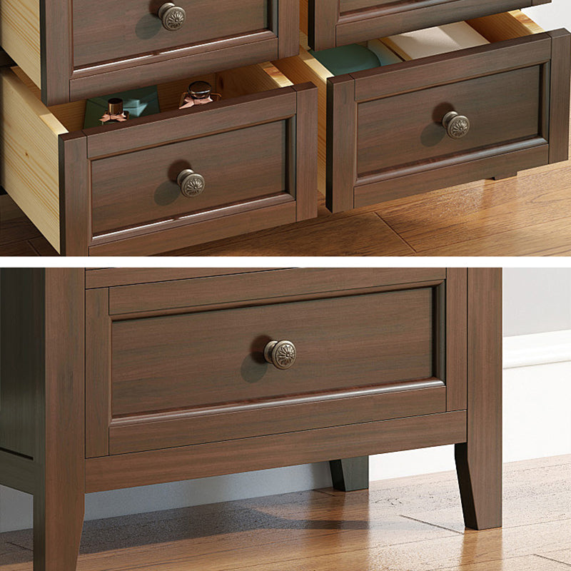 Support d'affichage de peuplier scandinave 14 "W armoire d'affichage standard avec porte