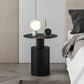 Metal Nightstand Modern 19.7" Tall Accent Table Nightstand for Bedroom Black 1 Piece Clearhalo 'Bedroom Furniture' 'furn' 'furn_night_stand' 'Furniture' 'night_stand' 'Nightstands' 6167771