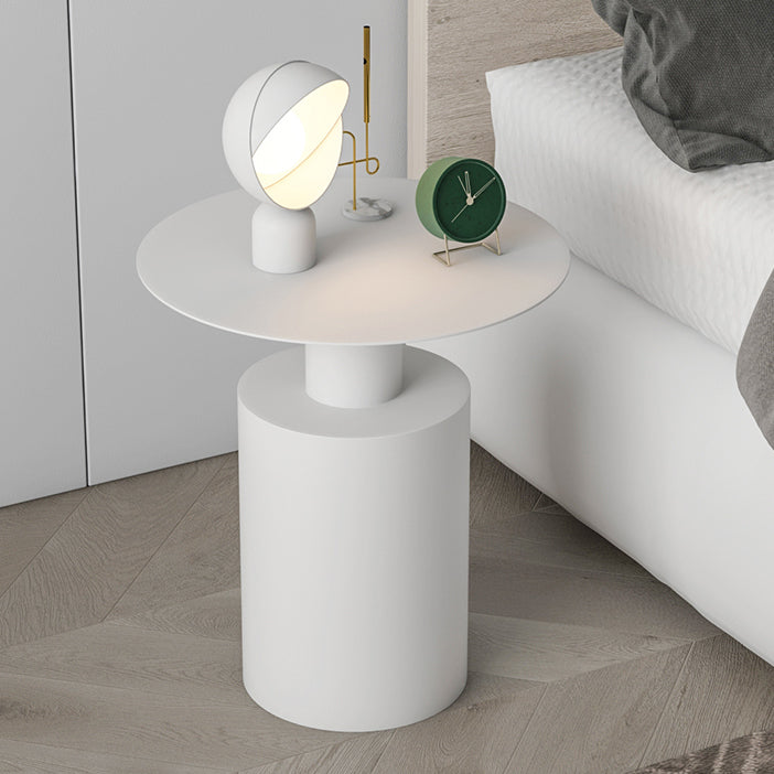 Metal Nightstand Modern 19.7" Tall Accent Table Nightstand for Bedroom Clearhalo 'Bedroom Furniture' 'furn' 'furn_night_stand' 'Furniture' 'night_stand' 'Nightstands' 6167783