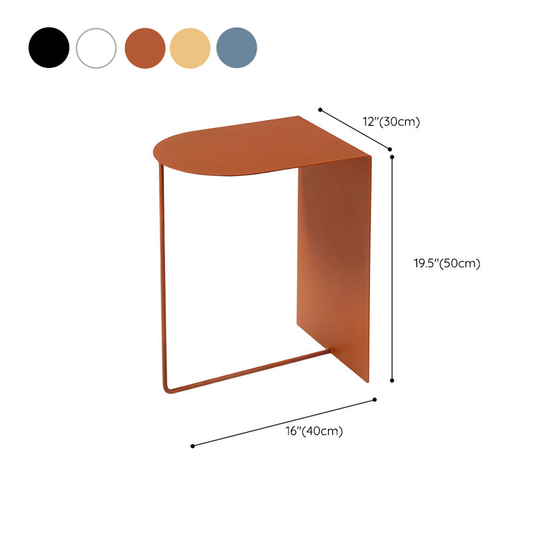 Tavolo da notte moderno alto 12 "comodini in ferro-taglio per soggiorno