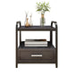 Wooden and Metal Bedside Cabinet Modern Minimalist Open Bedside Table with Legs Clearhalo 'Bedroom Furniture' 'furn' 'furn_night_stand' 'Furniture' 'night_stand' 'Nightstands' 6167860