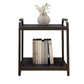 Wooden and Metal Bedside Cabinet Modern Minimalist Open Bedside Table with Legs Clearhalo 'Bedroom Furniture' 'furn' 'furn_night_stand' 'Furniture' 'night_stand' 'Nightstands' 6167861