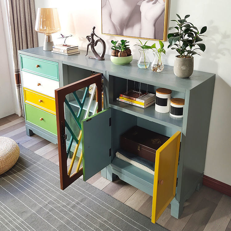 Cómoda de almacenamiento de madera para dormitorio náutico, cómoda de 16" de ancho con cajones