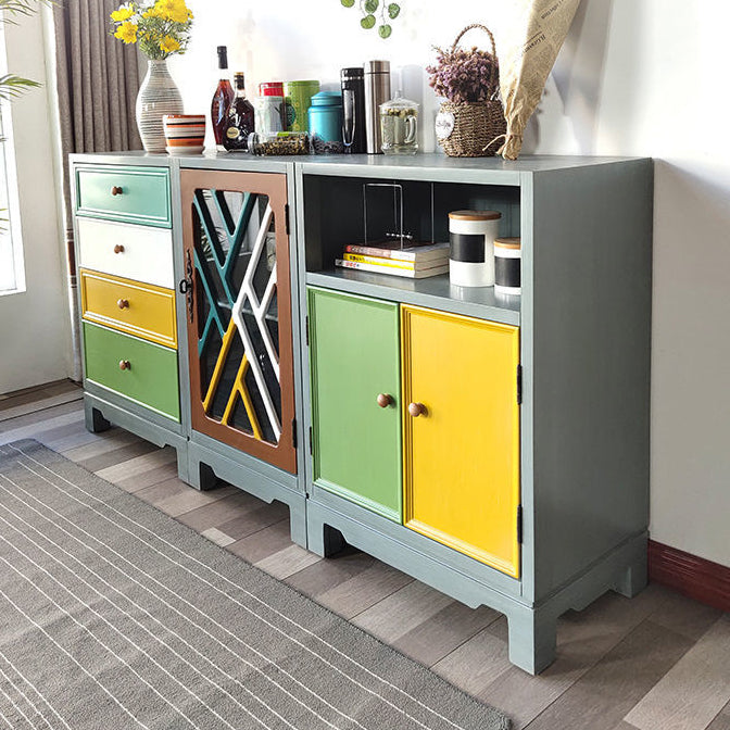 Cómoda de almacenamiento de madera para dormitorio náutico, cómoda de 16" de ancho con cajones