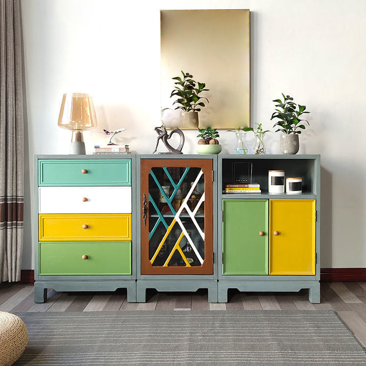 Cómoda de almacenamiento de madera para dormitorio náutico, cómoda de 16" de ancho con cajones