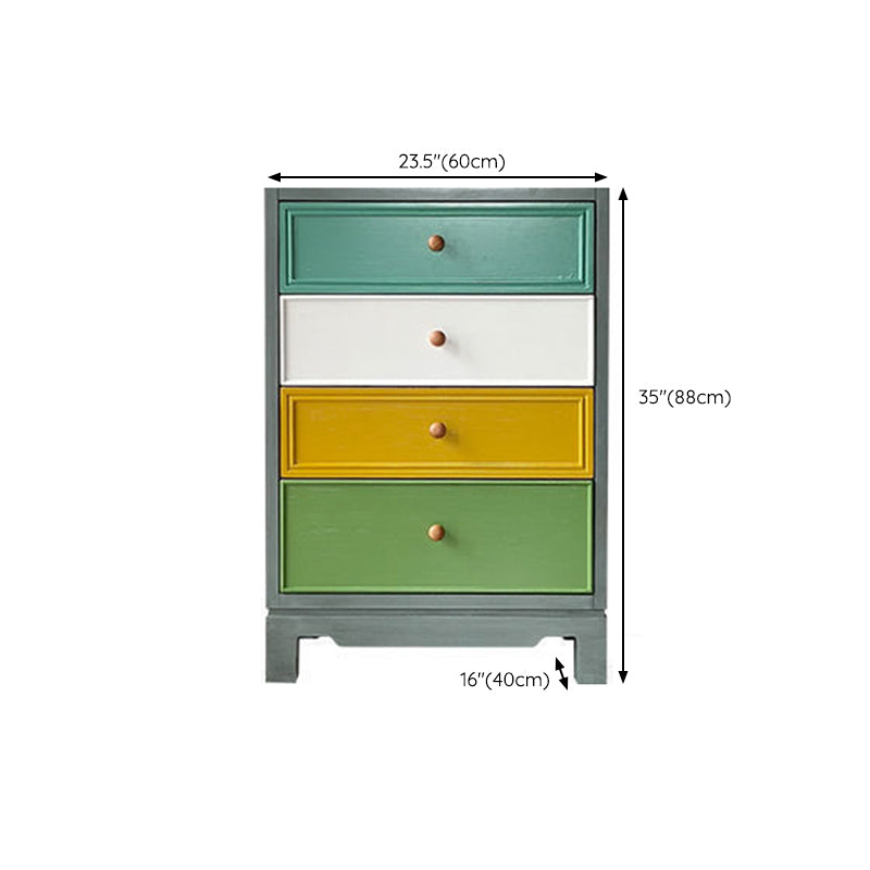 Cómoda de almacenamiento de madera para dormitorio náutico, cómoda de 16" de ancho con cajones