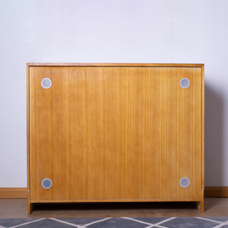 Cassettiera portaoggetti moderna in legno massello Cassettiera portaoggetti orizzontale