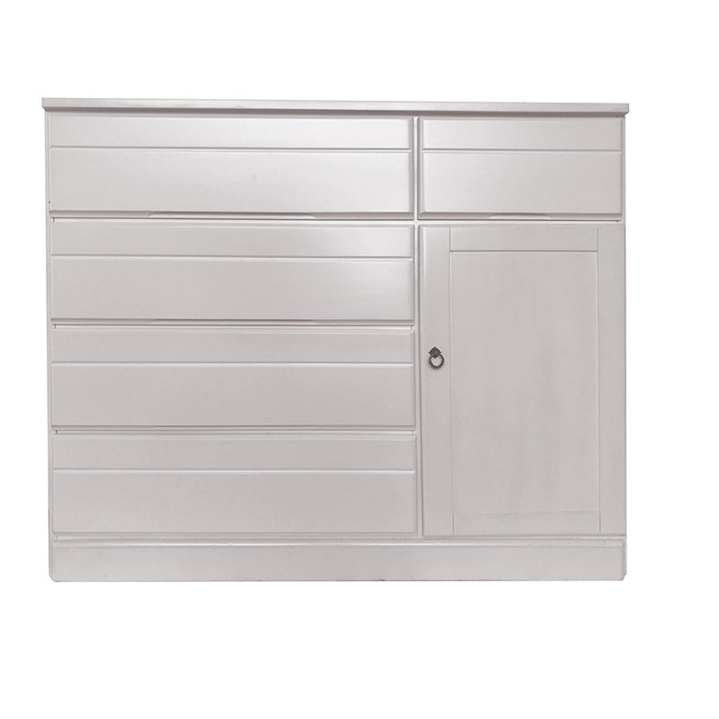 Cassettiera portaoggetti moderna in legno massello Cassettiera portaoggetti orizzontale