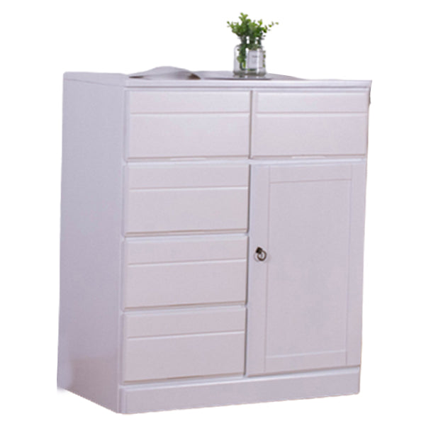 Cassettiera portaoggetti moderna in legno massello Cassettiera portaoggetti orizzontale