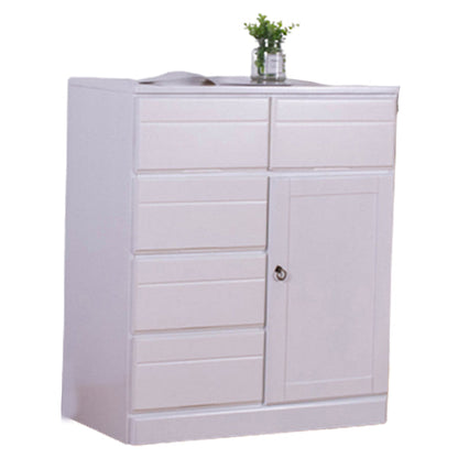 Cassettiera portaoggetti moderna in legno massello Cassettiera portaoggetti orizzontale