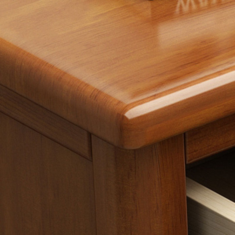 Cassapanca moderna per la casa Cassettiera in legno di gomma con cassetti