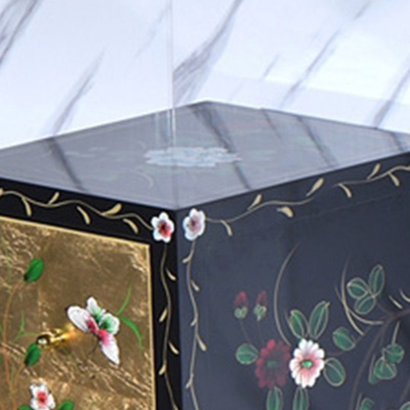 Cassapanca verticale in legno per camera da letto nautica con cassetti