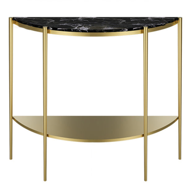 Tavolo di accento della console contemporanea con console di divani a mezza luna antico