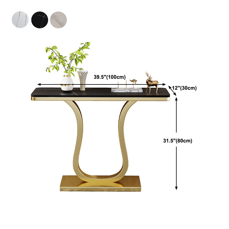 31.5 "Table de acento de 1 estante de altura Mesa de consola de glamour para Hall para Hall