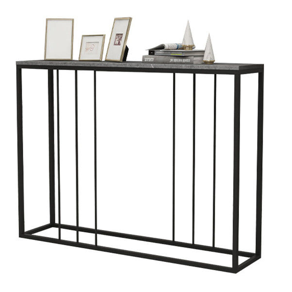 Modern Rectangle Console Table 31.5-inch Tall Iron Accent Table