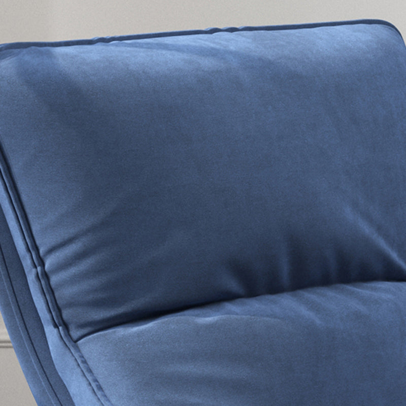 Contemporary Upholstered Rocker Chair Metal Frame Spindle Rocker Chair for Living Room Clearhalo 'Chairs & Seating' 'furn' 'furn_rocking_chairs' 'Furniture' 'Living Room Furniture' 'Rocking Chairs' 'rocking_chairs' 6168651