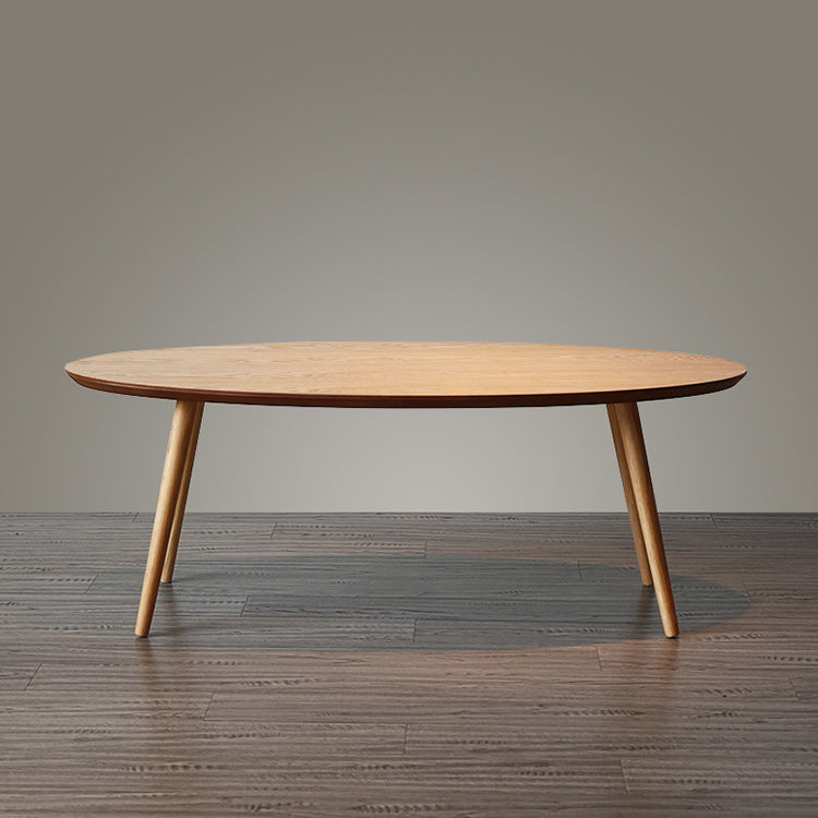 29 "H zeitgenössischer Büroschreibtisch Oval natürlicher Massivholz Schreibtisch Schreibtisch