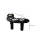 Black Writing Desk Industrial Pine and Artificial Wood Office Desk Clearhalo 'furn' 'furn_office_desk' 'Furniture' 'Office Desks' 'Office Furniture' 'office_desk' 6168689