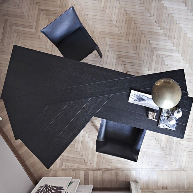 Parsons Wooden Writing Desk Black 28.7 "Distano da ufficio alto