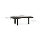 Parsons Wooden Writing Desk Black 28.7 "Distano da ufficio alto