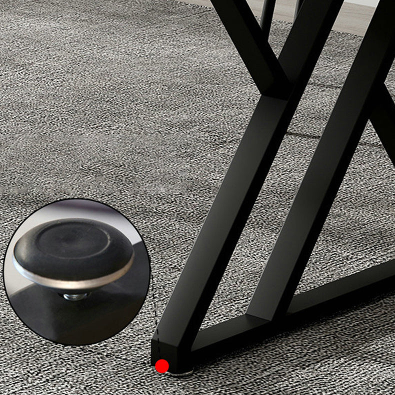 Rectangular Industrial Office Desk Dark Taupe Writing Desk for Home Clearhalo 'furn' 'furn_office_desk' 'Furniture' 'Office Desks' 'Office Furniture' 'office_desk' 6168808