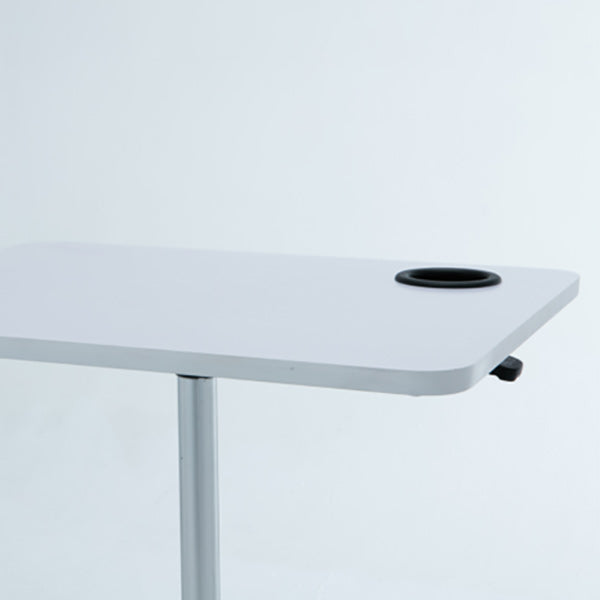 Escritorio de escritura moderna escritorio ajustable con ruedas de lanzadores