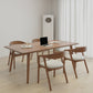 Modern Style Rectangle Writing Desk Solid Wood Office Meeting Table